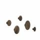 Dots Wood Set Of 5 Walnut - Muuto