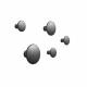 Dots Metal Set Of 5 Black - Muuto