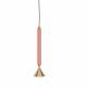 Apollo 39 Taklampa Coral Pink/Polished Brass - Pholc