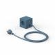 Square 1 USB A & Magnet 1,8m Ocean Blue - Avolt