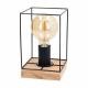 Gretter Bordslampa Wood/Black - Envostar