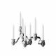 The More The Merrier Candlestick Grey - Muuto