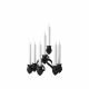The More The Merrier Candlestick Black - Muuto