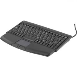 DELTACO minitangentbord med TouchPad, svart, USB