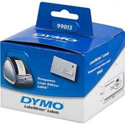 DYMO LabelWriter stora transparenta adressetiketter, 89x36mm, 260st