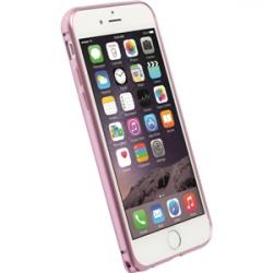 Krusell Sala AluBumper, bumper för iPhone 6 i aluminium, rosa