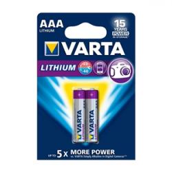 Litiumbatteri AAA 2-Blister Card
