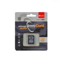 IMRO MicroSDHC 8GB cl.4 med adapter