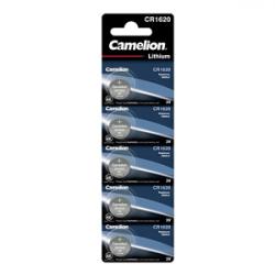 Camelion CR1620/3V, knappcellsbatteri, litium, 5-pack