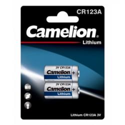 Camelion CR123A/3V, fotobatteri, litium, 2-pack