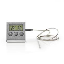 Stektermometer | 0-250 °C | digital display | timer