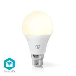 Nedis Smartlife LED-lampa | Wi-Fi | B22 | 800 lm | 9 W | Varm Vit | 2700 K | Energiklass: A+ | Android / IOS | A60