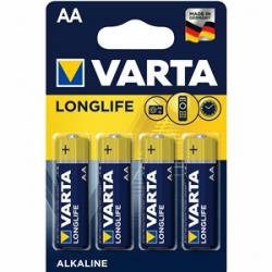 Varta Longlife AA / LR6 Batteri 4-pa