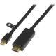 DELTACO Mini DisplayPort till HDMI-Kabel, 1m