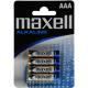 Maxell batterier, AAA