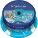 Verbatim CD-R, 52x, 700 MB/80 min, 25-pack, spindel, AZO, printable