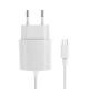 Forever Reseladdare microUSB-kabel, 2,1A, Vit