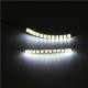LED lashes, lysande strips till dina ögonfransar för fest eller maskerad, Vit