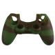 Silikongrepp för handkontroll, Playstation 4, Kamoflage Grön, Brun