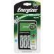 Energizer Maxi laddare + 4 AA 2000 mAh batterier