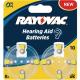 Rayovac Hörapparatsbatterier 6 st 1.4 V