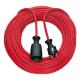 Plastic Extension Cable Red 20m H05VV-F 3G1,5