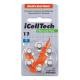 iCellTech 13 PR48 Zinc-Luft knappcellsbatteri 1,45V, 6-pack