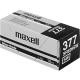 Maxell knappcellsbatteri, Silver-oxid, SR626SW(377), 1,55V, 10-pack
