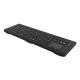 DELTACO trådlösa tangentbord i silikon med touchpad, IP68, svart