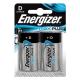 Energizer Alkaliska Batterier D 1.5 V 2-Blister