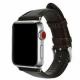 Klockarmband i Läderimitation till Apple Watch, 38mm, Mörkbrun