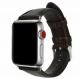 Klockarmband i Läderimitation till Apple Watch, 44mm, Mörkbrun