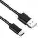 Samsung EP-DG970BBE USB till USB-C kabel, 1m, Svart, Bulk