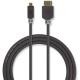 Höghastighets HDMI-kabel med Ethernet | HDMI-HDMI-mikro | 2.0 m | Antracit