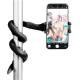 Celly Snake, Flexibel selfiepinne för smartphones och kameror, svart