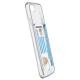 Cellularline Flex Pocket, Transparant skal med kortficka till iPhone 7/8/SE