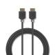Höghastighets HDMIT-kabel med Ethernet | HDMIT-kontaktdon - | 0.5 m | Antracit