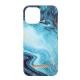 Onsala Collection Mobilskal Soft Blue Sea Marble iPhone 12 / 12 Pro