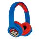 Super Mario Hörlur Junior Bluetooth On-Ear 85Db Trådlös Blå Mario Icon