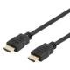DELTACO flexibel HDMI-kabel, 4K UltraHD i 60Hz, 2m, svart