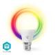 Nedis Smartlife Fullfärg LED-lampa | Wi-Fi | B22 | 470 lm | 6 W | RGB / Varm Vit | 2700 K | Android / IOS | A60