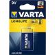 Varta Longlife 9V Batteri 1-pack