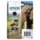 Epson Elephant Enpack svart 24XL Claria Photo HD-bläck