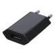 DELTACO USB wall charger, 1x USB-A, 1 A, 5 W, black