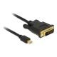 Delock Kabel mini DisplayPort 1.1 Stecker > DVI 24+1 Stecker 2 m