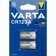 Varta CR123A 3V Lithiumbatteri 2-pack