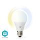 Nedis SmartLife LED Bulb | Wi-Fi | E27 | 806 lm | 9 W | Warm to Cool White | 2700 - 6500 K | Energiklass: F | Android / IOS | Gl