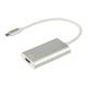 USB 3.0-Kabel 1x USB 3.1 Gen1 - 1x HDMI Type A Female Silver/Vit