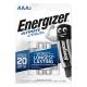 Litiumbatteri AAA | 1.5 V DC | 1250 mAh | 2-Blister | Silver