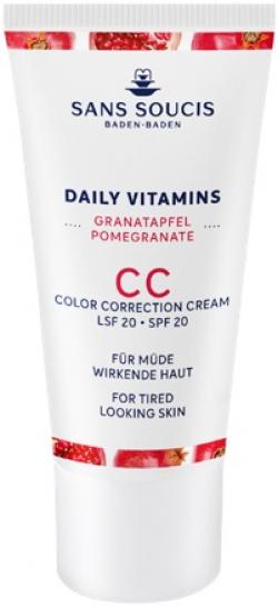Sans Soucis Daily Vitamins CC Color Correction Cream SPF 20 For Tired Looking Skin